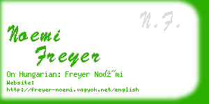 noemi freyer business card